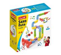 (TG. 24 Pezzi) Quercetti- Saxoflute Super Gioco di Costruzione, Multicolore, 24
