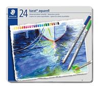 (TG. 24 pezzi) Staedtler karat aquarell matite colorate acquerellabili - scatola