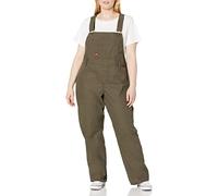 (TG. 24 Plus) Dickies Salopette da donna Plus Relaxed Fit a gamba dritta, Verde