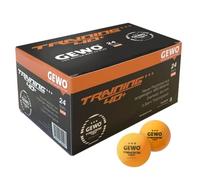 (TG. 24 Stück) GEWO Palline da ping pong per allenamento 40+ - 3 stelle in pl
