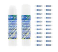 (TG. 24 Stück) Westcott E-730365 00 - Colla stick da 10 g (24 pezzi) | Confezio