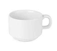(TG. 24 Unit (Confezione da 1)) Athena HOTELWARE cc200 impilabile Tazza, Bianco
