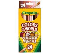 (TG. 24 unit (Confezione da 1)) CRAYOLA Colours of the World - Matite Colorate,