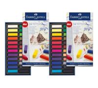(TG. 24 Unit (Confezione da 2)) Faber-Castell 128224 - Mini pastelli morbidi ST