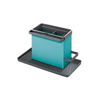 (TG. 24 x 12,5 x 14 cm) Metaltex Scolapiatti, Turchese, 24 x 12,5 x 14 cm - NUOV