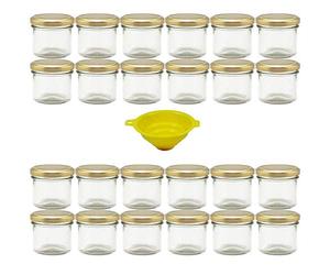 (TG. 24 x 125 ml) Viva Haushaltswaren G1130125/24T/X - Vasetti Piccole per marme