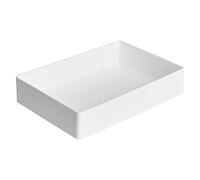 (TG. 24 x 17 x 5 cm) Amazon Basics Rettangolare Plastic Organizer - Vaschetta po