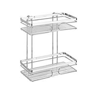 (TG. 24 x 27 x 13.5 cm) Wenko 20410100 Scaffale 2 piani Premium - fissaggio senz
