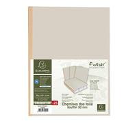 (TG. 24 x 32 cm) EXACOMPTA 770009E Conf. 25 cart. a soffieto dorso tela 3 c - NU