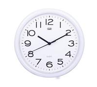(TG. 24 X 4 X 24 Cm) Trevi OM 3301 Orologio da Muro al Quarzo con Movimento Sile