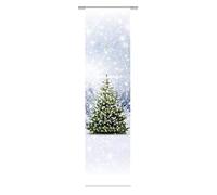 (TG. 245 x 60 x 0,1 cm) Home Fashion Tenda per albero di Natale, in tessuto, ver