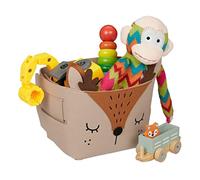 (TG. 24x27x18 cm) Relaxdays Box Portagiocattoli, Cesta Portaoggetti, in Feltro,
