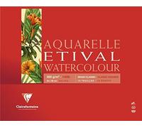 (TG. 24x30 cm) Clairefontaine 96396C Blocco Etival, 24 x 30 cm, 10 Fogli, Bianco