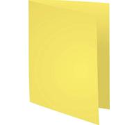 (TG. 24x32) Exacompta 410005E Cartelle Semplici, 24x32 cm, Giallo - NUOVO