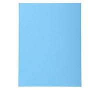 (TG. 24x32) Exacompta 420010E Cartelle Semplici, 24x32 cm, Blu Scuro - NUOVO