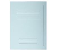 (TG. 24x32) Exacompta 435006E Cartelle Semplici, 24x32 cm, Blu Chiaro - NUOVO