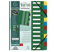 (TG. 24x32) Exacompta 55243E Classificatori a Soffietto, Interno, 24x32 cm, Verd