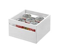 (TG. 25.4x25.4x15.5cm) iDesign Porta Oggetti con Manici, Piccolo Contenitore arm
