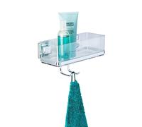 (TG. 25.5 x 14 x 15 cm) WENKO Vacuum-Loc® portaoggetti con gancio in acciaio in