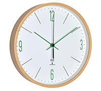 (TG. 25.5 x 4.5 x 25.5 cm) TFA Dostmann 60.3524.04 Orologio da Parete, in Legno,
