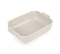 (TG. 25 cm) PEUGEOT PSP60084 Appolia Pirofila Rettangolare 25cm, Ceramica, Ecru