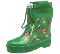 (TG. 25 EU) Playshoes Stivaletti da Pioggia Caldi Animali, Stivali in Gomma Natu