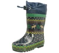 (TG. 25 EU) Playshoes Stivali Imbottiti In Gomma, Unisex - Bambini e ragazzi, Ma