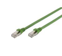 (TG. 25 m) Digitus DK1644APUR250 Cavo, Verde, 25 m, Cat-6A - PUR-Cavo patch - NU