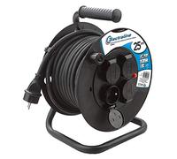 (TG. 25 mètres) Electraline 20868123d Serie avvolgicavo 25 m Nero - NUOVO