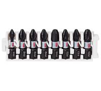 (TG. 25 mm) Set Bosch Professional da 8 pz. di bit avvitamento Impact Control (P