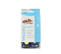 (TG. 25 mm x 46 cm x 2) Velcro, VEL-EC60327 - 2 cinghie regolabili in velcro 25m