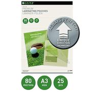 (TG. 25 pezzi) LEITZ UDT Pouch - f.to A3 (30.3X42.6 cm) - 80/80 micron - 7486000