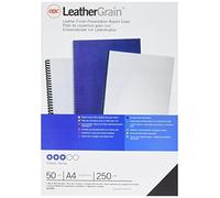 (TG. 25 x 2 Stück) GBC 46705E Copertine Rilegatura Leathergrain 25 Finestrella,