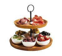 (TG. 25 x 24 cm) Kitchen Craft Artesa Master Class Artesa - Alzatina a 2 Livelli