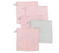 (TG. 25 X 25 cm) roba Set 5 Asciugamani Bio Lil Planet, Mussola di Cotone biolog