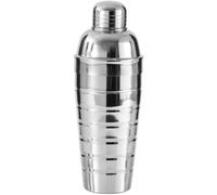 (TG. 25 x 8.2 x 8.2 cm) Fackelmann Ribber 28270 Shaker per cocktail in acciaio I