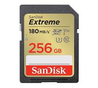 (TG. 256 Go) SanDisk Scheda SDXC Extreme da 256 GB + RescuePro Deluxe, fino a 18