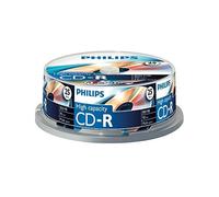 (TG. 25er) Philips CR8D8NB25/00 CD-R, 90 minuti, 800 MB, Confezione da 25 Pezzi