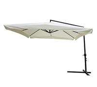 (TG. 25x222x17 cm) Ombrellone da giardino, 3x3 x 3h mt braccio laterale Struttur