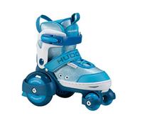 (TG. 26-29) Pattini a rotelle My First Quad, ciano, misura 26-29 - NUOVO