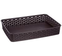 (TG. 26.2x35.8x6 cm) Curver My Style Basket A4 - 36X26X6H Marrone - NUOVO
