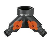(TG. 26,5 mm (G 3/4")) Valvola a 2 vie GARDENA: Distributore per rubinetto con f
