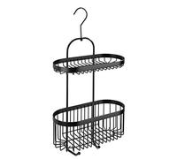 (TG. 26,5 x 47 x 12,5 cm) Wenko 23880100 Bad-Caddy Classic Plus Black - Mensola