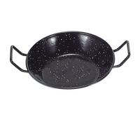 (TG. 26 cm) Garcima 5020003 - Padella Doppia Honda, con Manici, Smaltata 26 cm -
