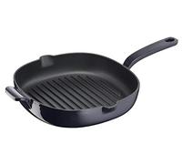 (TG. 26 cm) Lagostina Tradizione Grill in Ghisa Smaltata 26 x 26 cm, Griglia Ind