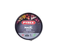 (TG. 26 cm) Pyrex MG26BS6 - Teglia magica a forma di molla, colore: Nero - NUOVO