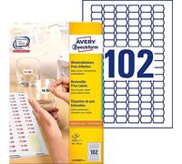 (TG. 26 x 16) Avery L3410REV-25 Etichette Rimovibili per Prezzi, 102 Pezzi per F