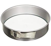 (TG. 26 x 26 x 7 cm) Dr. Oetker Schienale a Molla con Base in Vetro Ø26 cm, Ner