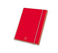 (TG. 26 x 35 cm.) Pigna Cartella 3 Lembi con Elastico Lux, Confezione da 10 Pezz