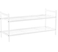 (TG. 26x69.5x33.5 cm) Relaxdays Sandra Scarpiera/Mobile Portascarpe, Acciaio, Bi